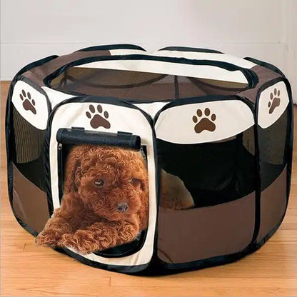 Foldable Pet Playpen For Dogs Pop Up – Indoor and Outdoor Use